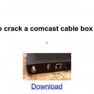 Motorola digital cable box hack